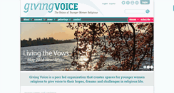 Desktop Screenshot of giving-voice.org