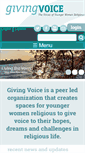 Mobile Screenshot of giving-voice.org
